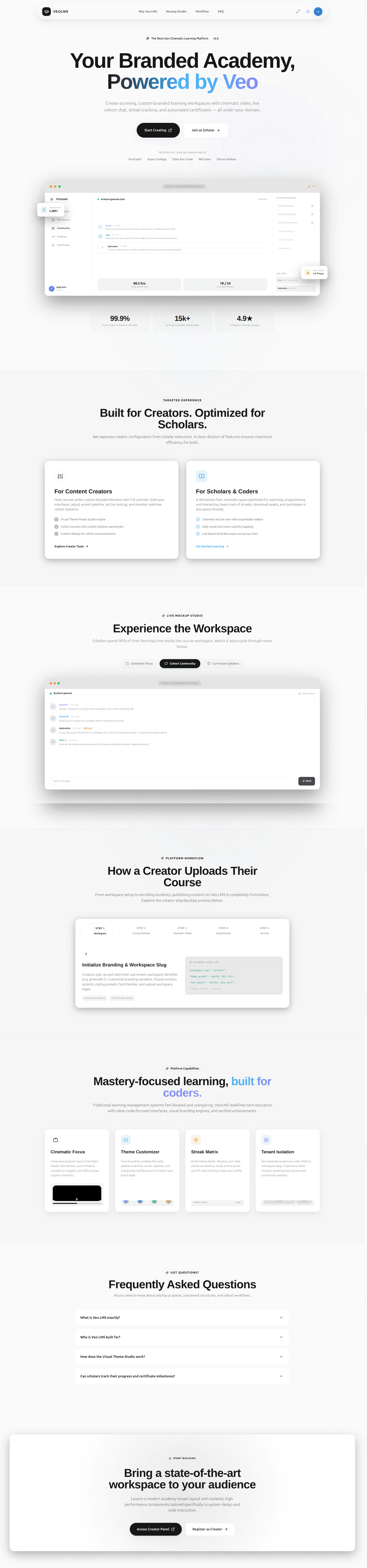 Veo LMS preview